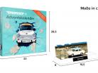 Trabant Calendario de adviento: Trabant P 601 beige / azul 1:43 Franzis
