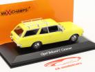 Opel Rekord C Caravan Baujahr 1968 gelb 1:43 Minichamps