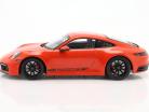 Porsche 911 (992) Carrera 4S Byggeår 2019 lava orange 1:18 Minichamps