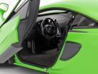 McLaren 570S Año de construcción 2016 mantis verde Con negro ruedas 1:18 AUTOart