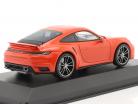 Porsche 911 Turbo S Год постройки 2020 оранжевая лава 1:43 Minichamps