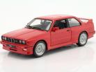 BMW M3 (E30) Baujahr 1988 rot 1:24 Bburago