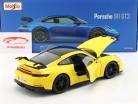 Porsche 911 (992) GT3 year 2022 racing yellow 1:18 Maisto