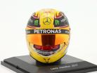 L. Hamilton #44 Mercedes Petronas formel 1 Verdensmester 2017 hjelm 1:5 Spark Editions