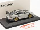 Porsche 911 (991 II) GT2 RS Weissach package 2018 chalk / golden rims 1:43 Minichamps