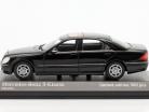 Mercedes-Benz S klasse (W220) bouwjaar 1998 zwart 1:43 Minichamps