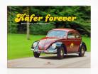 Set: Libro Käfer forever & Volkswagen VW Escarabajo rojo / negro 1:38 Welly