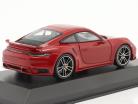 Porsche 911 (992) Turbo S Sport Design 2021 karminrot 1:43 Minichamps