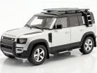 Land Rover Defender 110 Año de construcción 2020 plata / negro 1:18 Almost Real