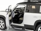 Land Rover Defender 110 Byggeår 2020 sølv / sort 1:18 Almost Real
