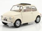 Fiat 500 year 1968 cream white 1:12 KK-Scale