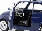 Fiat 500 Byggeår 1968 mørkeblå 1:12 KK-Scale