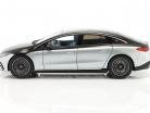 Mercedes-Benz EQS (V297) 2022 Med lys obsidian sort / højteknologisk sølv 1:18 NZG