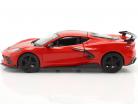 Chevrolet Corvette Stingray Coupe Bouwjaar 2020 rood / zwart 1:24 Maisto