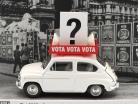 Fiat 600D Anno di costruzione 1963 Italiano scelta propaganda veicolo Bianco 1:43 Brumm