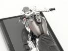 Harley-Davidson FXS Low Rider Año de construcción 1977 Gris metálico 1:18 Maisto