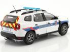 Dacia Duster Ph.2 Police Municipale 2021 Wit / blauw 1:18 Solido