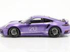Porsche 911 (992) Turbo S Sport Design 2021 violett metallic 1:18 Minichamps