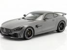 Mercedes-Benz AMG GT-R Byggeår 2021 måtte grå metallisk 1:18 Minichamps