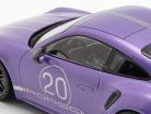 Porsche 911 (992) Turbo S Sport Design 2021 Violeta metálico 1:18 Minichamps