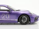 Porsche 911 (992) Turbo S Sport Design 2021 violet métallique 1:18 Minichamps