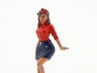Pin Up Girl Betsy chiffre 1:18 American Diorama