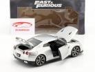 Brian's Nissan GT-R R35 Fast and Furious 6 (2013) silver 1:24 Jada Toys