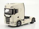Scania S580 Highline tractor unit year 2021 white 1:24 Solido