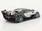 Bugatti Vision Gran Turismo plata / negro 1:64 TrueScale