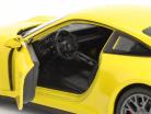 Porsche 911 (992) Carrera 4S Byggeår 2019 gul 1:24 Welly