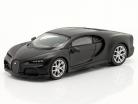 Bugatti Chiron Super Sport 300 negro escarchado 1:64 TrueScale
