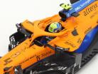 Lando Norris McLaren MCL35M #4 2 italiensk GP formel 1 2021 1:18 Minichamps