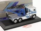 Freightliner FLA 9664 Tow truck 1984 silver / blue 1:43 Greenlight
