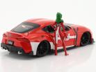 Toyota Supra MK5 TV serier robotteknologi med figur Miriya Sterling rød 1:24 Jada Toys
