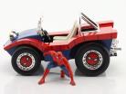 Buggy Filme Spiderman com figura Spiderman azul / vermelho 1:24 Jada Toys
