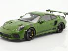 Porsche 911 (991 II) GT3 RS 2019 green / black rims 1:18 Minichamps