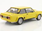 Fiat 131 Abarth Construction year 1980 yellow 1:18 Ixo