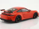 Porsche 911 (992) GT3 建设年份 2021 岩浆 橘子 1:18 Norev