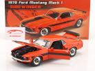 Ford Mustang Mach 1 Sidewinder Año de construcción 1970 rojo 1:18 GMP