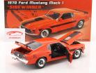 Ford Mustang Mach 1 Sidewinder Año de construcción 1970 rojo 1:18 GMP