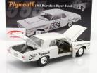 Plymouth Belvedere Super Stock 1965 #555 Blanco 1:18 GMP