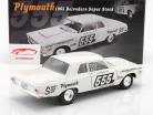 Plymouth Belvedere Super Stock 1965 #555 hvid 1:18 GMP