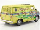 Chevrolet G-Series Boogie Van year 1976 yellow with decor 1:18 GMP