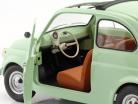 Fiat 500 F year 1968 mint green 1:12 KK-Scale
