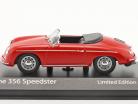 Porsche 356 Speedster ano de construção 1956 vermelho 1:43 Minichamps