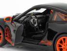 Porsche 911 (997) GT3 RS Black / Orange 1:18 Welly
