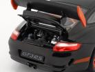 Porsche 911 (997) GT3 RS zwart / oranje 1:18 Welly