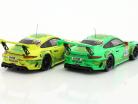 Porsche 911 GT3 R #911 & #912 Manthey Grello 2 Car Set VLN Nürburgring 2019 1:43 Ixo