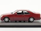 Mercedes-Benz 600 SEC Coupe 建设年份 1992 红色的 金属的 1:43 Minichamps
