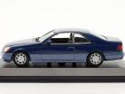 Mercedes-Benz 600 SEC Coupe Anno di costruzione 1992 blu metallico 1:43 Minichamps